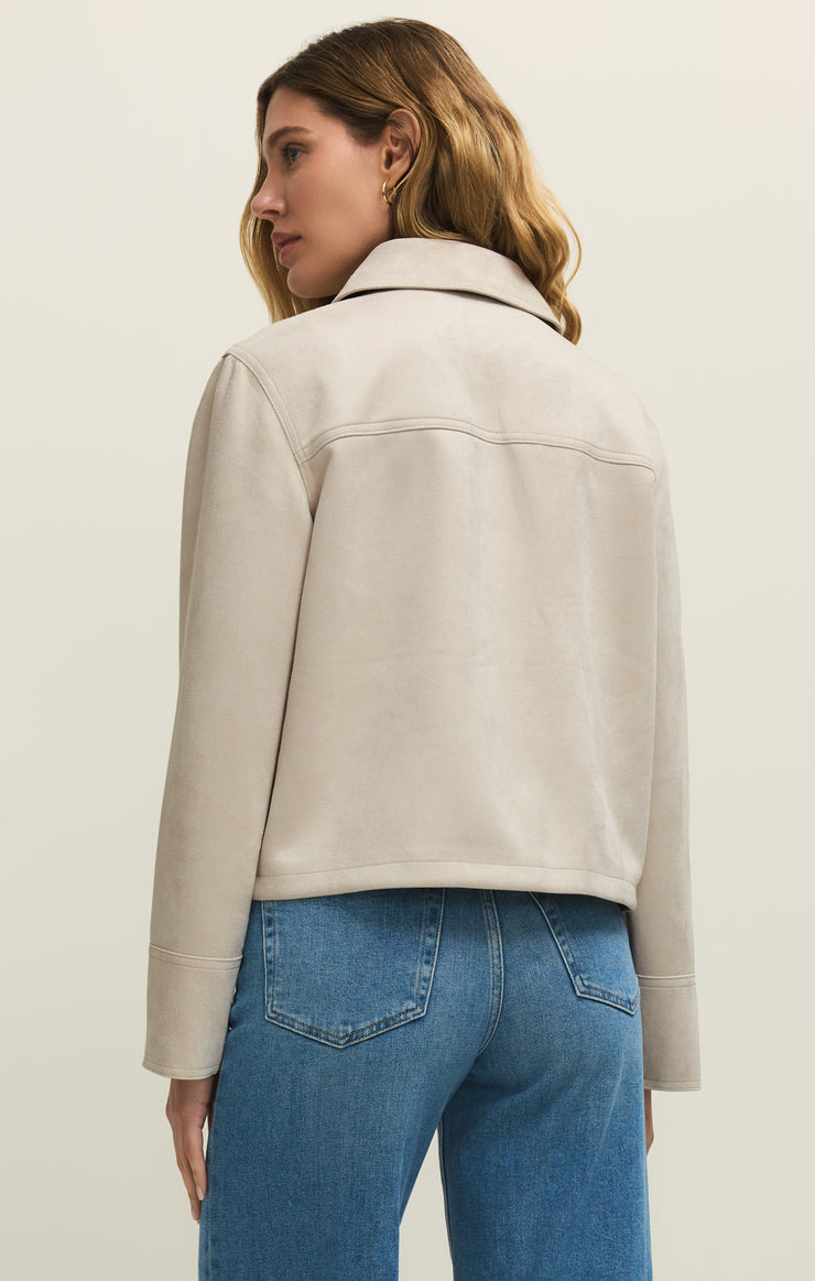 Dillion Faux Suede Jacket