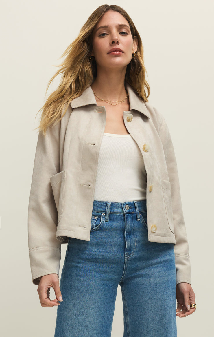 Dillion Faux Suede Jacket
