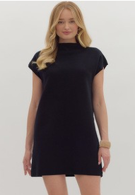 Beth Sweater Dress - Black