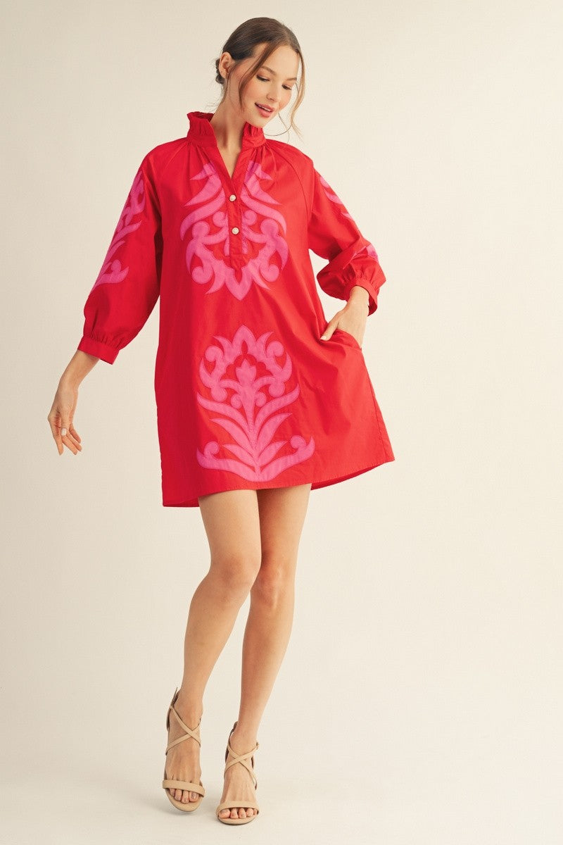 The Valentina Embroidered Set
