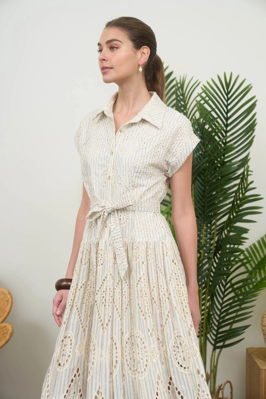 The Solstice Eyelet Dress