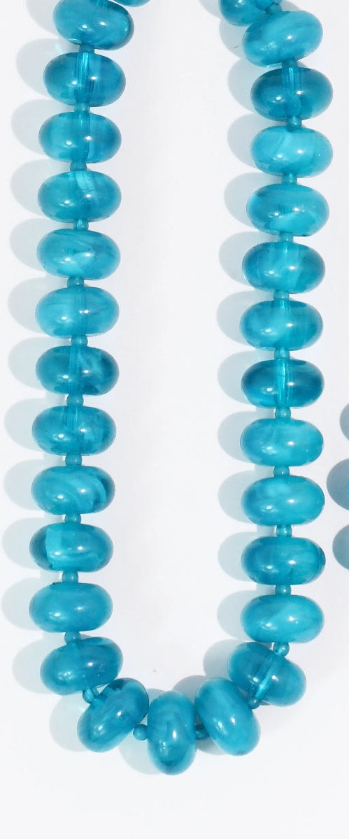 Sugar Bead Necklace - Aqua
