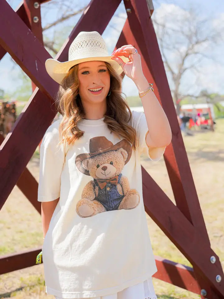 Cowboy Teddy Tee