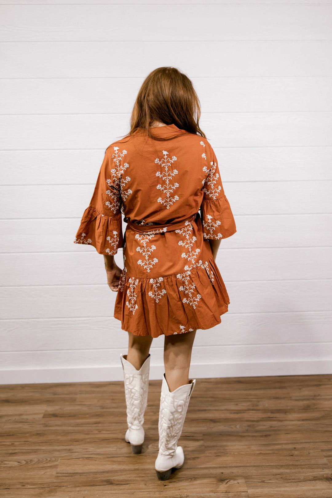 Ellington Dress - Burnt Orange