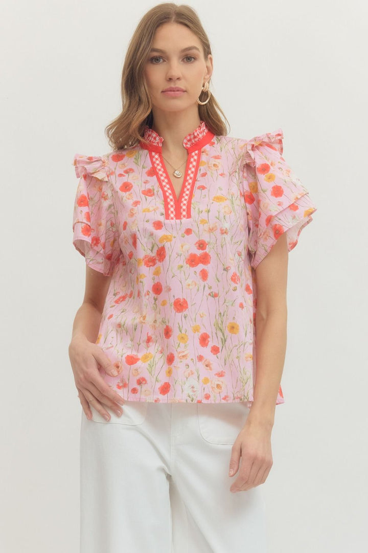 Secret Garden Flutter Top