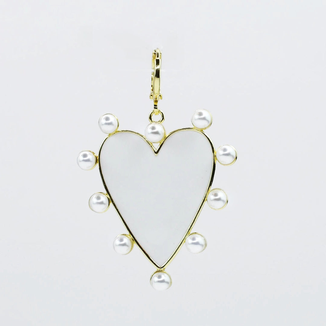 Pearl Crush Gold Charm