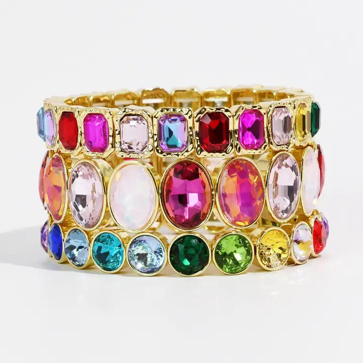 Stretch Bracelet - Color Gem
