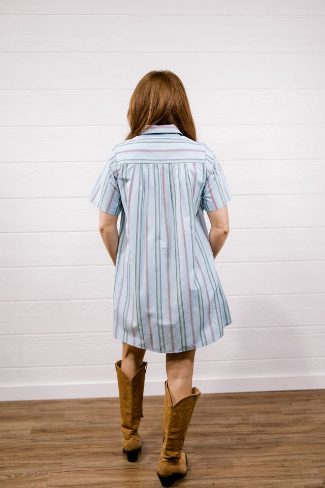 Lainey Dress - Blue