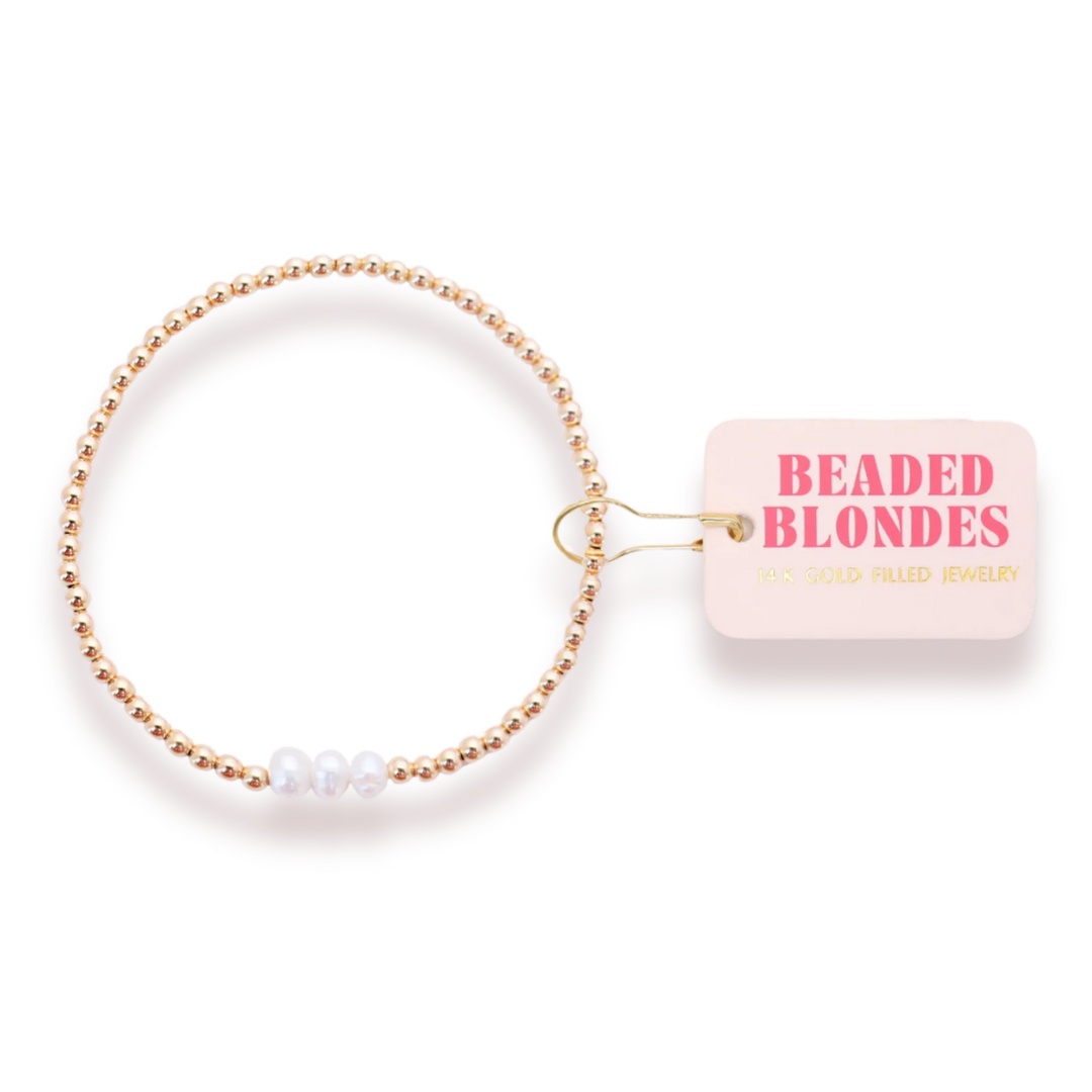 Beaded Blondes Harper - Gold