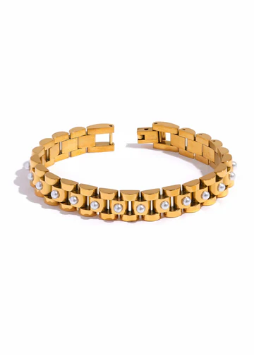 HJane Pearl Wristwatch Bracelet