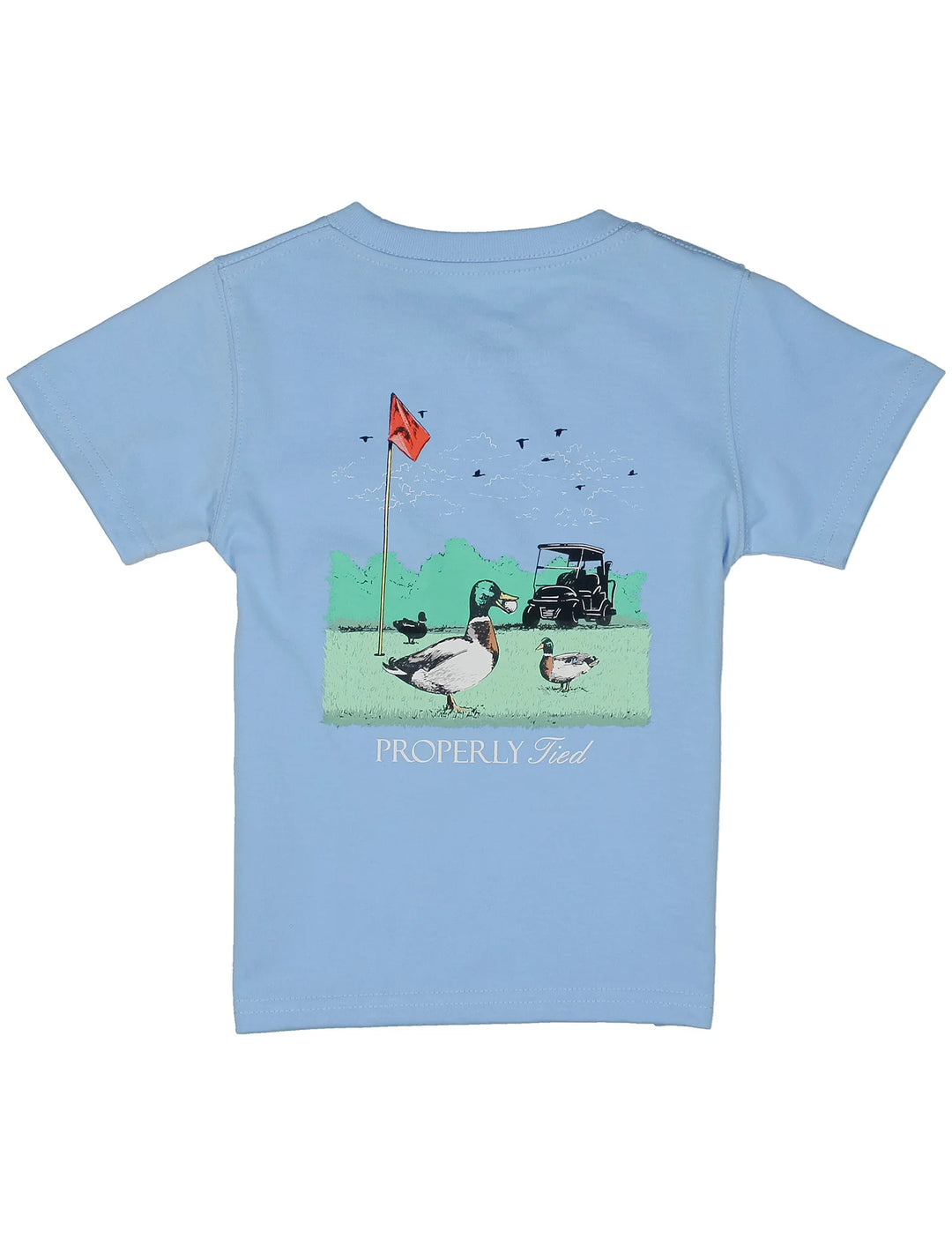 Boys Fowl Play Tee - Light Blue