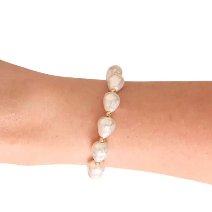Saylor Pearl Bracelet - Gold