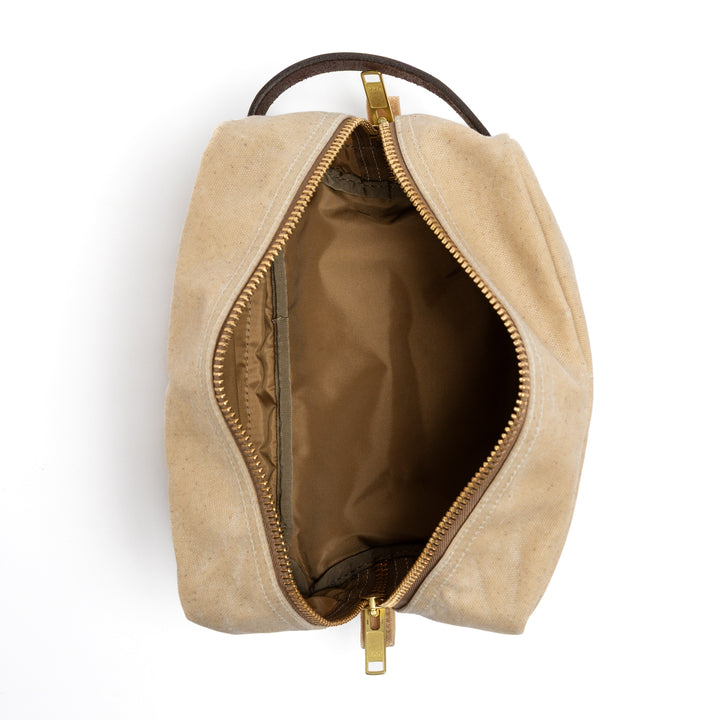 Waxed Canvas Dopp Kit