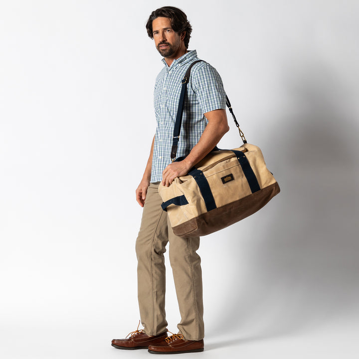 Waxed Canvas Overnighter Bag
