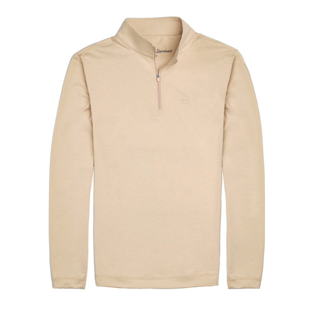 Performance Quarter Zip - Sandstone