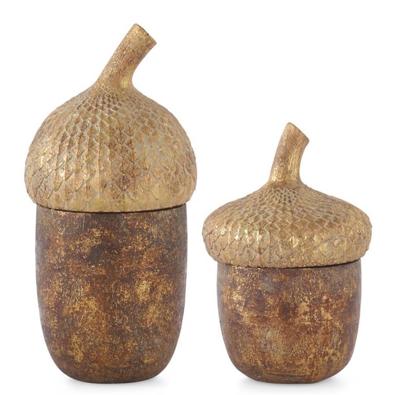 Gold & Bronze Acorns